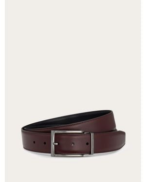Ferragamo Reversible And Adjustable Belt - Brown