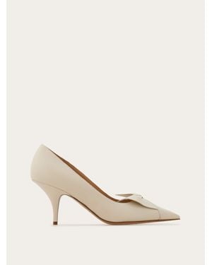 Ferragamo Soft Bow Pump .5 - Natural