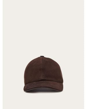 Ferragamo Donna Baseball Cap - Marrone