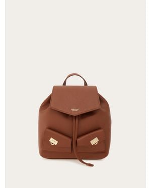 Ferragamo Multipocket Mini Backpack - Brown