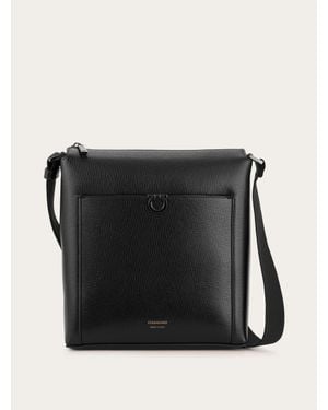 Ferragamo Gancini Crossbody - Black