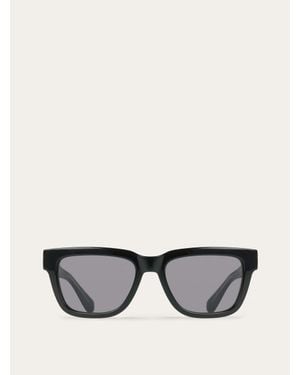 Ferragamo Square Frame Sunglasses - Gray