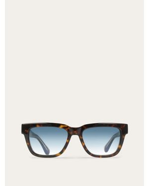Ferragamo Square Frame Sunglasses - Brown