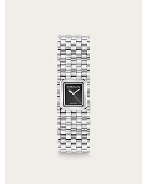 Ferragamo Damen Entrelacé Uhr - Weiß