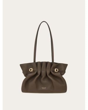 Ferragamo Soft-Bag (S) - Natural