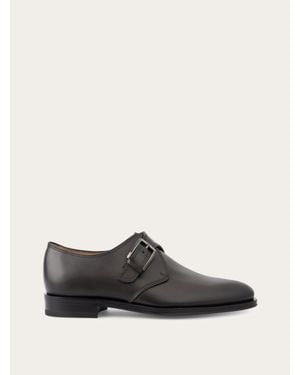 Ferragamo Single Monkstrap - Black
