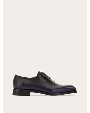 Ferragamo Hombre Oxford Tramezza Marrón Talla - Blanco