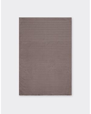Ferrari Wool And Silk Scarf - Brown