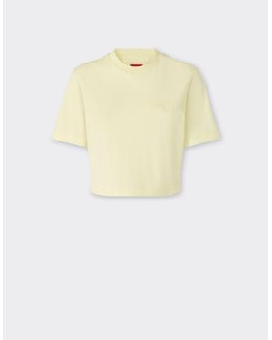 Ferrari Crop Cotton T-Shirt - White