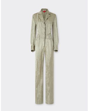 Ferrari Striped Jacquard Jumpsuit - White