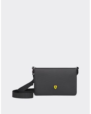 Ferrari Borsa Crossbody Con Scudetto - Nero