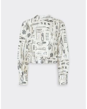 Ferrari Blusa - Bianco