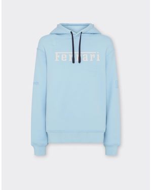Ferrari X Charles Leclerc Hoodie - Blue