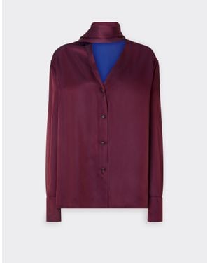 Ferrari Camicia Bicolore - Viola