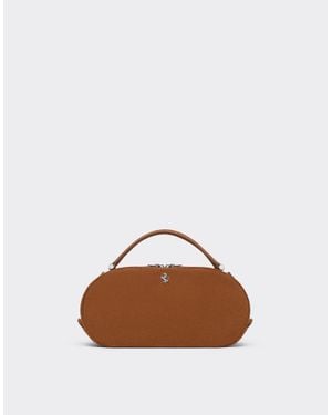 Ferrari La Dino Mini Bowling Bag Soft - Marrone