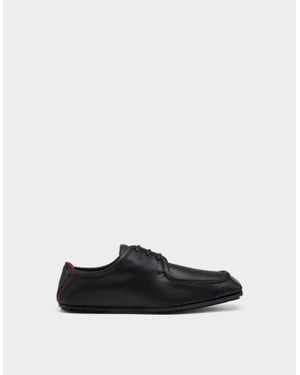 Ferrari Leather Derby Shoe - White