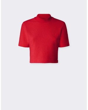 Ferrari Top Bouclé - Rosso