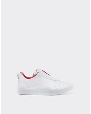 Ferrari Nappa Leather Slip-On Trainer - White