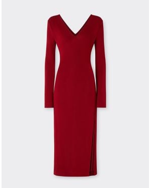 Ferrari Midi Dress - Red