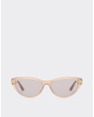 Ferrari Light Pearlacetate Sunglasses With Lenses - Pink