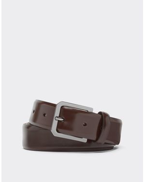 Ferrari Leather Belt - Brown