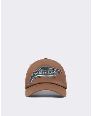 Ferrari Baseball Cap With Applied Logo - Multicolour