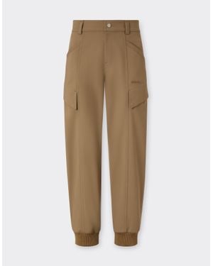Ferrari Technical Cotton Cargo Trousers - Natural