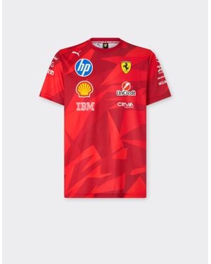 Ferrari T-Shirt Puma Pour Scuderia Hp Las Vegas Special Edition - Rouge