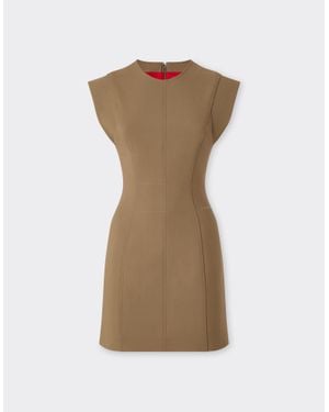 Ferrari Vestido Técnico De Algodón - Neutro