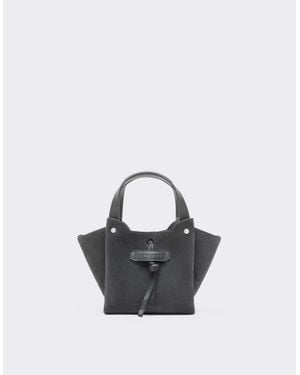 Ferrari Mini Suede Tote Bag - Blue