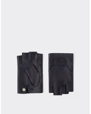 Ferrari Fingerless Nappa Gloves - Black