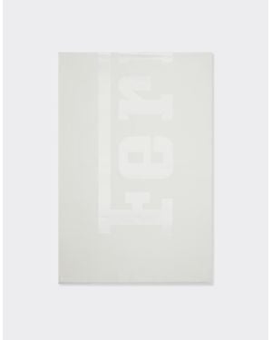 Ferrari Wool And Silk Scarf With Logo - White