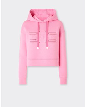 Ferrari Scuba Sweatshirt With Embroidery - Pink