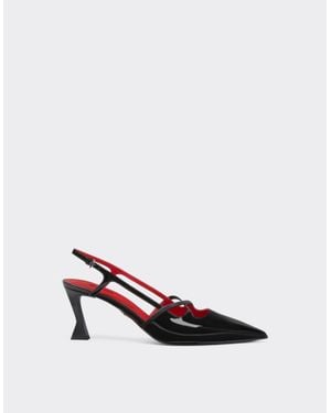 Ferrari Slingback Shoes - White