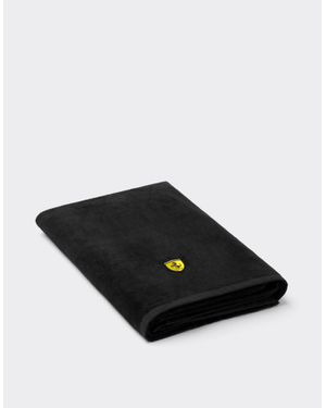 Ferrari Toalla De Algodón De La Scuderia - Negro