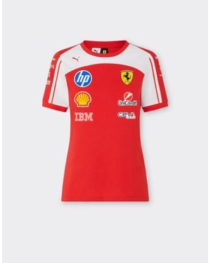 Ferrari Replica 2026 Puma T-Shirt For Scuderia Hp - Red