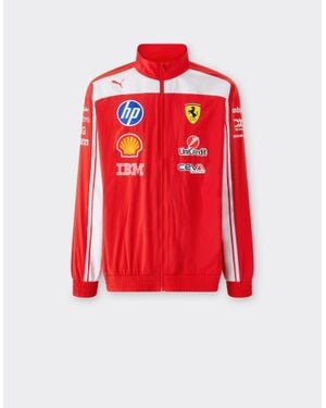 Ferrari Chaqueta Replica Drivers Authentic 2026 Puma Para Scuderia Hp - Rojo