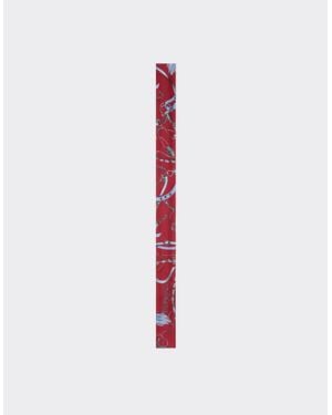 Ferrari Shelley De Sarga De Seda Con Estampado Closet - Blanco
