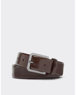 Ferrari Leather Belt - Brown