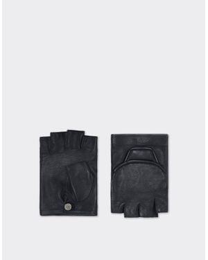 Ferrari Fingerless Gloves - Black