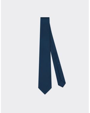 Ferrari Silk Twill Tie - Blue