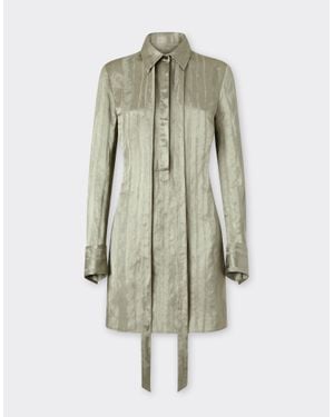 Ferrari Jacquard Dress With Striped Pattern - Multicolour