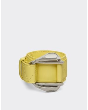 Ferrari Leather Bracelet With Buckle - Metallic