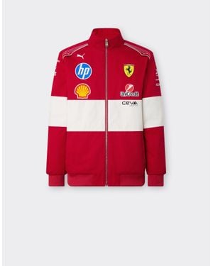 Ferrari Puma For Scuderia Hp 2025 Team Jacket - Red