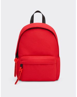 Ferrari Mochila Mini De Tejido Técnico Con El Escudo De - Rojo