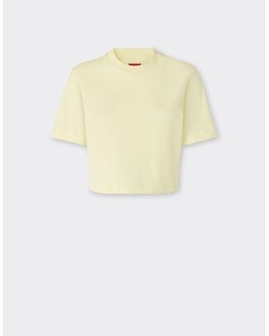 Ferrari Crop Cotton T-Shirt - White