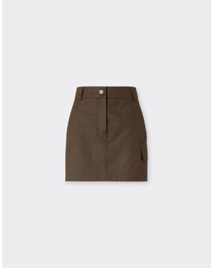 Ferrari Mini Skirt - Brown