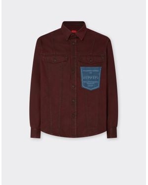Ferrari Giacca Overshirt Reconditioned By - Rosso