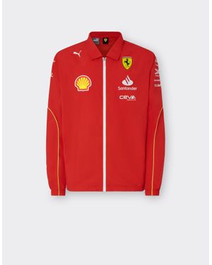 Ferrari 2024 Scuderia Team Replica Coach Jacket - Red