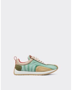 Ferrari Suede Nappa And Nylon Sneakers - Blue